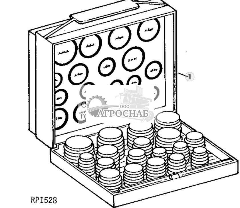 КОМПЛЕКТ УПЛОТНИТЕЛЬНЫХ КОЛЕЦ 
